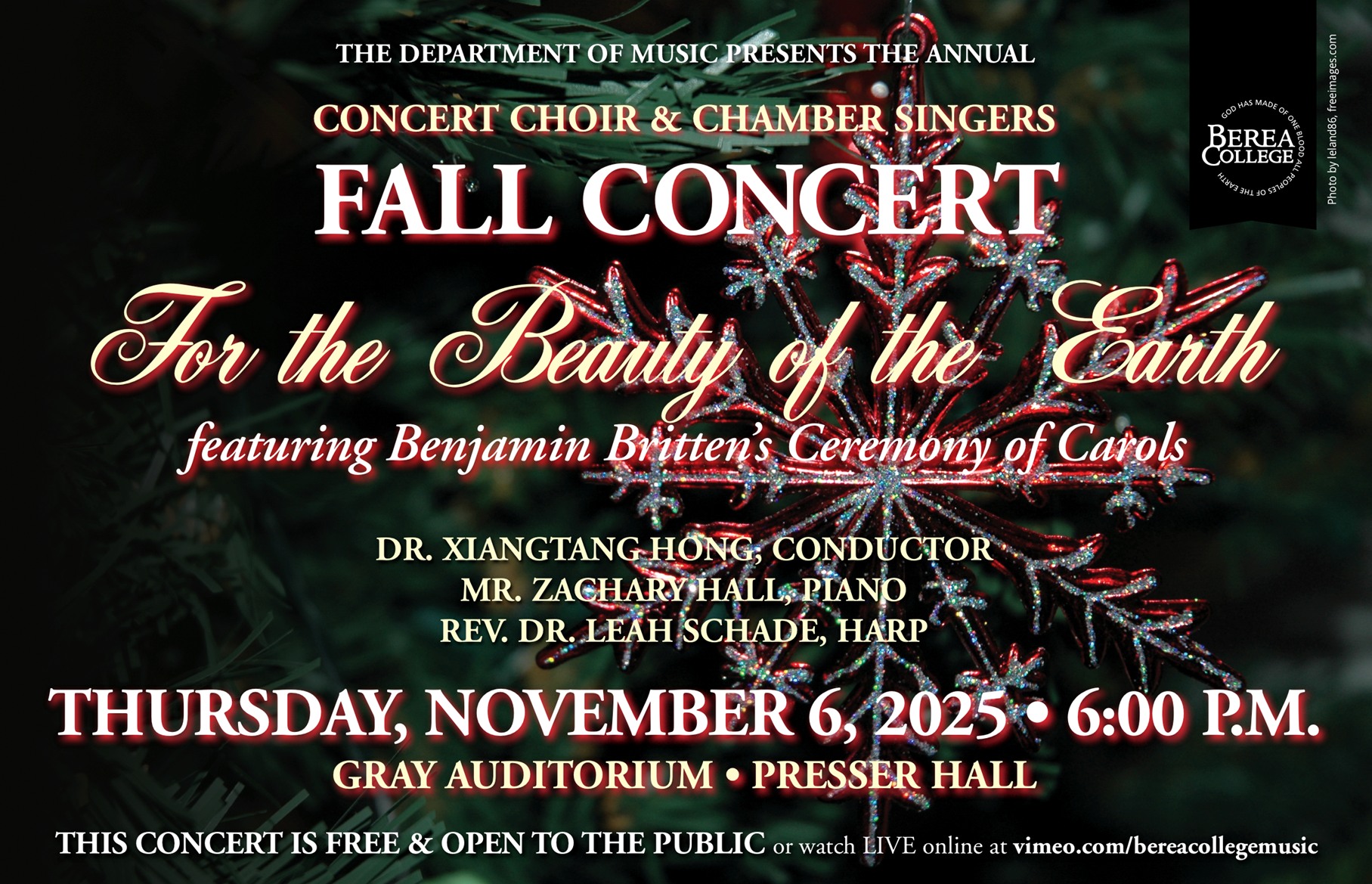 Concert Choir And Chamber Singers Fall Concert